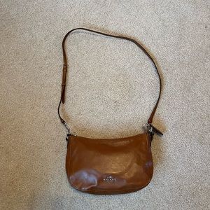 COACH Tan leather crossbody bag